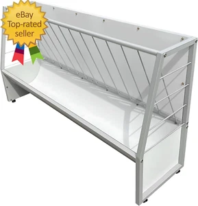 5 Ft Pasture Hay Feeder, Heavy Duty Galvanized Steel Livestock Hay Feeder, Outdo - Picture 1 of 12