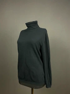 Elisa Cavaletti Women's Black Designer High Neck Sweater Jumper Pullover Size L - Picture 1 of 10