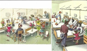 GATTI UMANIZZATI - IN OSPEDALE  - 2 CARTOLINE -  - Bild 1 von 1