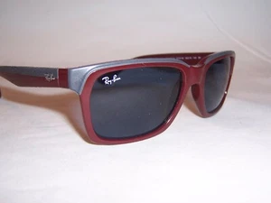 NEW RAYBAN SUNGLASSES RB 4393M RED GREY/BLUE F67980 56MM FERRARI LIMITED EDITION - Picture 1 of 7