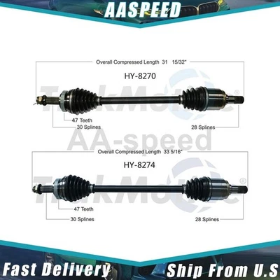 Conjunto de eje trasero CV Joint CV para Hyundai Genesis Coupé 2012 2011 2010 Foto 1 de 3