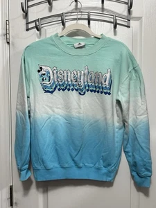 Felpa Ombré Disney Parks Disneyland Blu Adulto Unisex XS Topolino Retrò - Foto 1 di 15