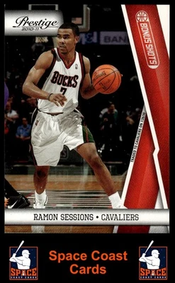 2010-11 Panini Prestige #68 Ramon Sessions Bonus Shots Naranja #/499 Foto 1 de 2