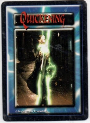 1st Edition Highlander TCG CCG Quickening Card  Discard Defense - Image 1 of 2