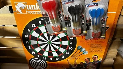 BERSAGLIO + 9 FRECCETTE PUNTA ACCIAIO PROFESSIONALI TIRO A SEGNO DA MURO - Immagine 1 di 2