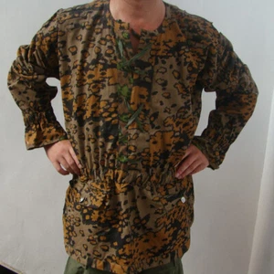 Abrigo táctico estilo alemán hoja de roble camuflaje bata doble superficie - Imagen 1 de 11
