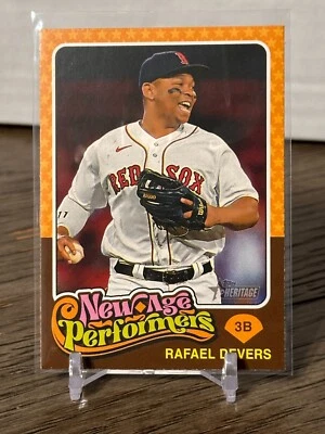 2024 Topps Heritage New Age Performers Rafael Devers Red Sox Dodgers #NAP-19 - Image 1 of 2