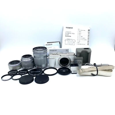 Cámara digital sin espejo Olympus E-PL9 blanca 16,1 MP 769 tomas de Japón [NM] Foto 1 de 4