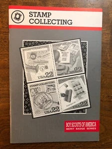BOY SCOUT MERIT BADGE BOOK: STAMP COLLECTING  1993 Revision - Picture 1 of 2