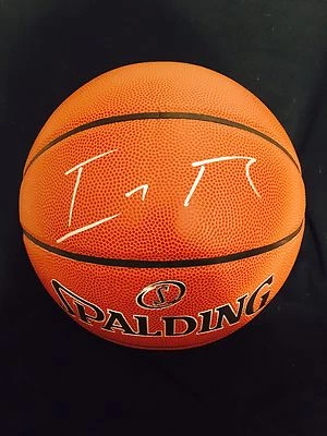 Isaiah Thomas Autographed Spalding NBA Basketball Denver Nuggets/ JSA - Image 1 of 3