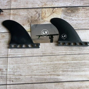 LVFins Surfboard Fins ~ SB Twin Fins ~ Volan Fiberglass - Picture 1 of 9