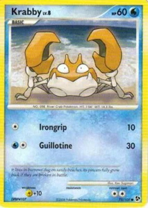 2x (pok-GE-075) Krabby (C) Pokemon D&P Great Encounters Card # 75 - Imagen 1 de 1