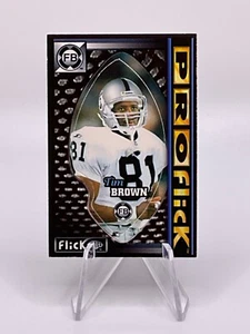 Tim Brown 1997 PROflick FlickBall #05 Oakland Raiders HOF VERY RARE & SHARP! - Picture 1 of 2