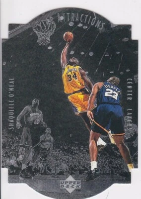 SHAQUILLE O'NEAL Shaq DIE-CUT Upper Deck STAR ATTRACTIONS Basketball Card LAKERS - image 1 of 2