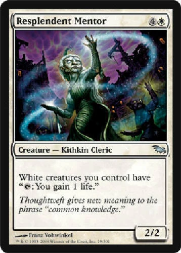 RESPLENDENT MENTOR Shadowmoor MTG Magic the Gathering Cards DJMagic - Image 1 of 1