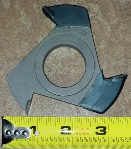 LRH K-1440 Shaper 3 Wing Straight Cutter Carbide Tip 1/4" Wide 1-1/4" Bore - Picture 1 of 4