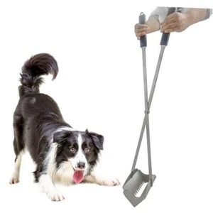 Heavy Duty Pooper Scooper 38" Stainless Steel Long Handle Dog No bending design - Picture 1 of 7