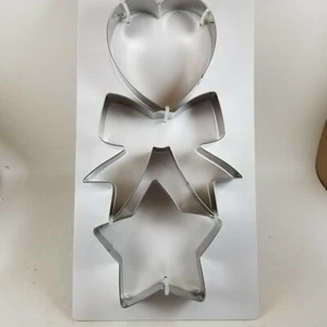 Juego de 3 Cortadores de Galletas Metal Colección Martha Stewart... Nuevo  - Imagen 1 de 12