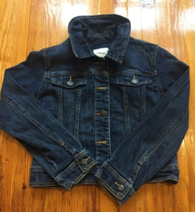 CHEROKEE Size L/G 10-12 Girls Jean Jacket Juniors Blue Denim coat - Picture 1 of 11