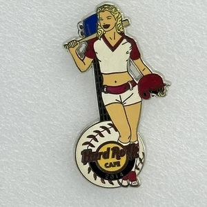 Hard Rock Cafe Pin 2014 Girl With Baseball Bat Helmet Online - Picture 1 of 3