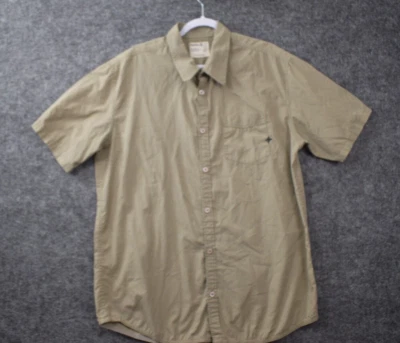 Camisa Hurley Abotonada XL Verde Bolsillo Botón Manga Corta Surfistas Patinadores Para Hombres Foto 1 de 4