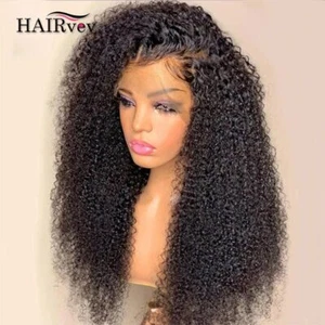 Deep Wave 13x4 Curly Lace Front Human Hair Wigs Water Curly 4x4 Lace Closure Wig - Picture 1 of 18