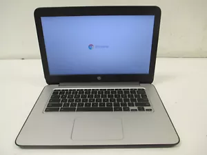 HP Chromebook 14 G4 Embossed with Logo Damage to Left Case Embossed with Logo - Picture 1 of 7