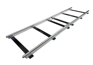 Shootvilla 8ft Heavy Duty Silver Steel track for Cine Camera Dolly Payload 300kg - Picture 1 of 11