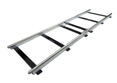 Shootvilla 8ft Heavy Duty Silver Steel track for Cine Camera Dolly Payload 300kg - Image 1 of 4