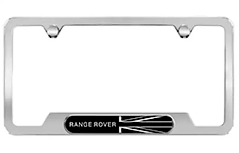 OEM Range Rover Land Rover STAINLESS STEEL License Frame Union Jack LRN61630 - Image 1 of 1