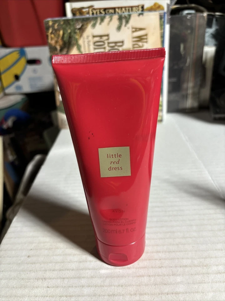 Avon Little Red Dress Body Lotion 6.7oz New Red Raspberry Scent NOS 2016  - Image 1 of 1