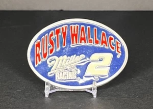 Rusty Wallace Miller Racing Special Edition Belt Buckle American Legends Foundry - Picture 1 of 2