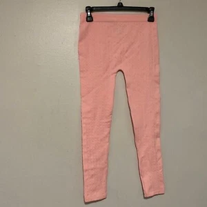 Epic Threads Braid Cable Knit Lined Soft Pink Girls Leggings - Size XL - Picture 1 of 3