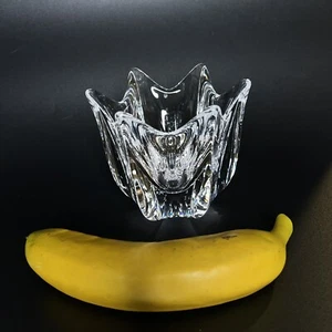 Orrefors Crystal Belle 4,5" H 6 Punkt Tulpenschale entworfen von Jan Johansson Vintage  - Bild 1 von 13