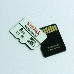 Micro SD Sandisk Industrial 8GB classe 10 - basse e alte temperature industriali - Foto 1 di 3