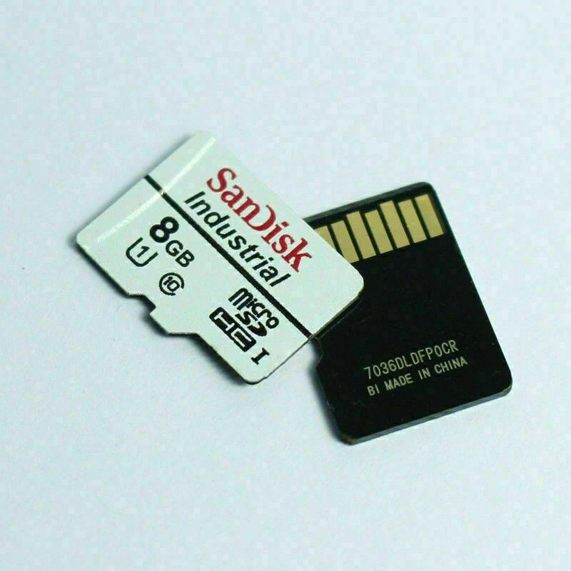 Micro SD Sandisk Industrial 8GB classe 10 - basse e alte temperature industriali - Immagine 1 di 3