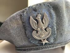 WW2 POLISH BERET WITH EAGLE CAP
