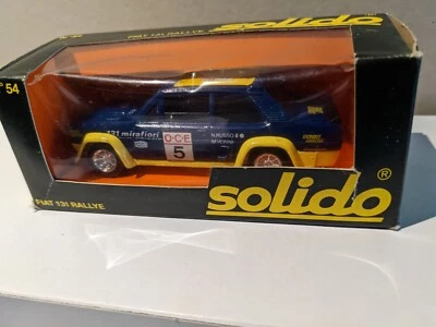 SOLIDO - 1/43 - FIAT 131 MIRAFIORI RALLYE - RUSSO VERINI - REF 54 - GAM 2 -  - Photo 1/3
