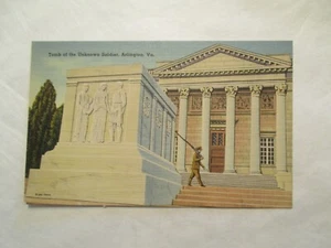 Arlington Virginia Postcard Tomb of unknown Soldier VA - Picture 1 of 2
