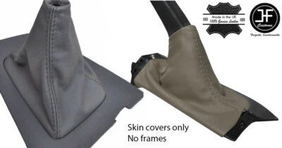 SE ADAPTA A VOLVO V70 2000-2005 LHD GRIS BOTA DE CAMBIO + MALETERO DE FRENO BEIGE E CUERO Foto 1 de 3