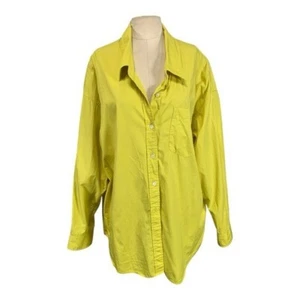 Aritzia Wilfred Free Womens Oversized Relaxed Button Down Shirt Size Large - Picture 1 of 11
