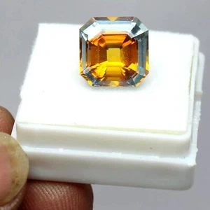 Meravigliosa Pitambari Zaffiro Taglio Asscher 7-8 Ct Pietra Preziosa Naturale Certificata EGL - Foto 1 di 9