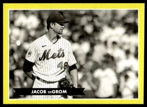 2021 Topps 582 Montgomery Club Jacob deGrom #NNO Sticker Set #4 New York Mets - Picture 1 of 2