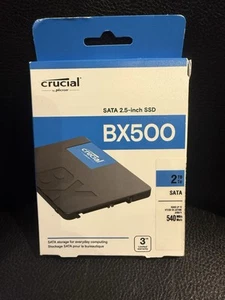 Crucial BX500 2TB 3D NAND SATA 2.5-Inch Internal SSD, up to 540MB/s - CT4000BX50 - Afbeelding 1 van 1