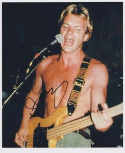 Sting The Police Gordon Sumner 8" x 10" Foto handsigniert 2018 + COA Garantie - Bild 1 von 1