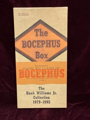 The Bocephus Box,Hand Williams Jr. Collection,1979-1992-3 Cassettes-Sealed RARE - Image 1 of 4