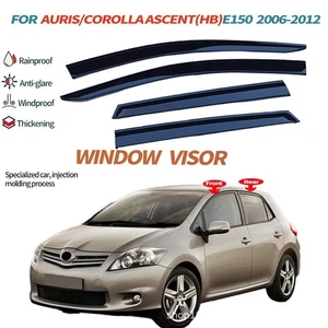 4piece Window Deflectors - Adhesive To Fit Toyota AURIS E150 COROLLA (HB)06-13 - Bild 1 von 7