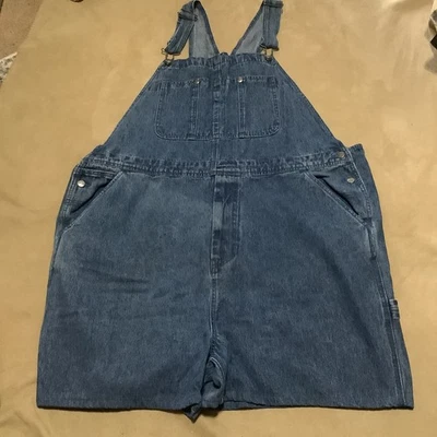 Hágalo usted mismo Mono con tirantes de carpintero artesanal Pantalones cortos para hombre Talla 44 Denim Ropa de trabajo Foto 1 de 4