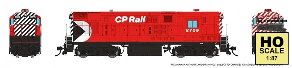 Rapido 44541 HO H16-44 (DC/DCC/Sound): CP Rail - Action Red Scheme: #8716 - Image 1 of 1