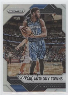 2016-17 Panini Prizm Silver Prizm Karl-Anthony Towns #262 - Image 1 of 2